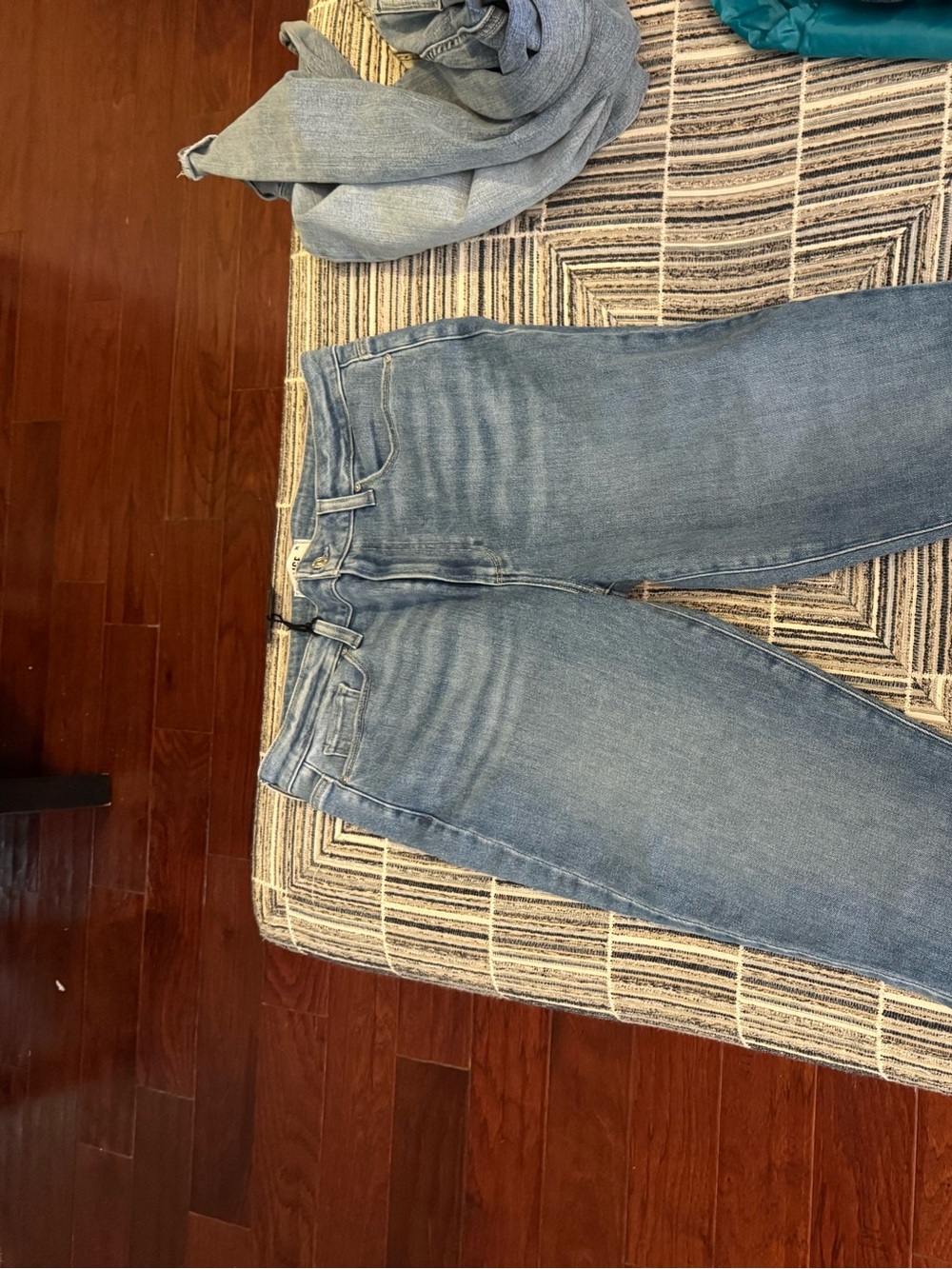PAIGE Light Blue High-Rise Margo ankle jeans